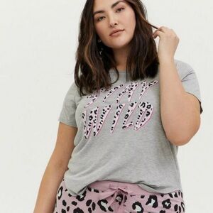 Torrid “Stay Wild” Jersey Short Sleeve Tee Plus 1X (14/16)